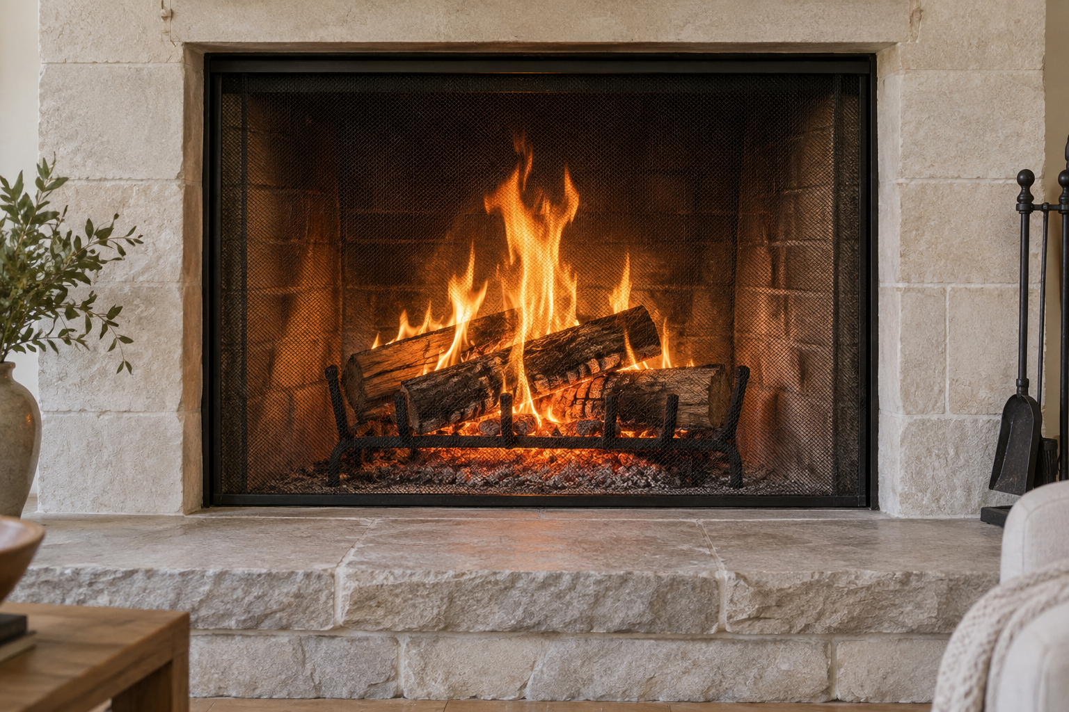 Wood-Burning Fireplaces