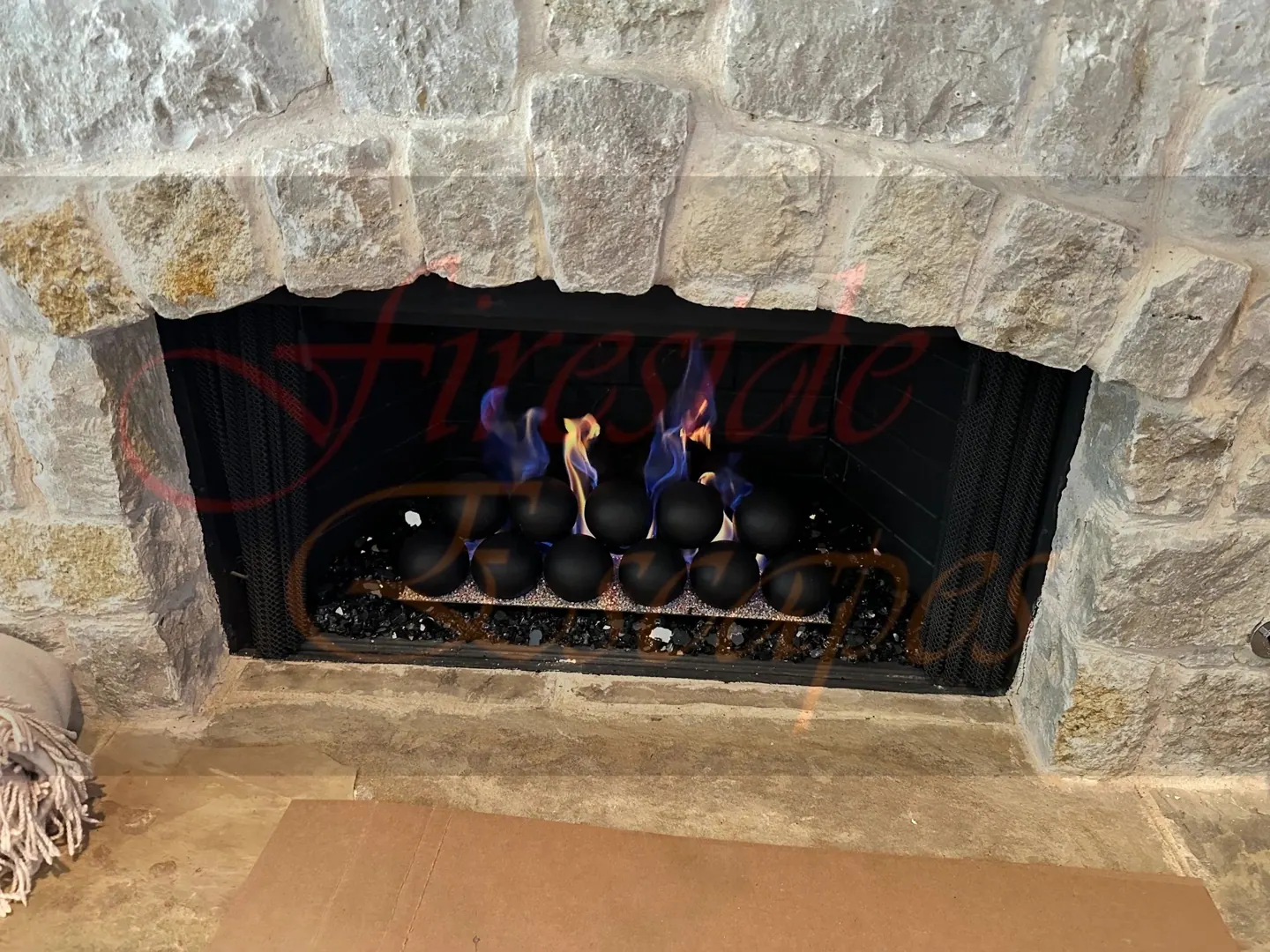 Fireplace from the Fireside Escapes website