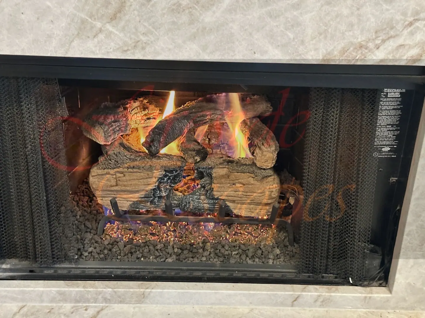 Fireplace from the Fireside Escapes website