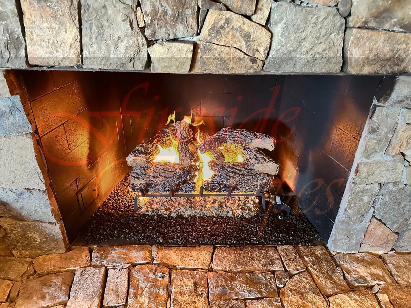 Fireplace from the Fireside Escapes website