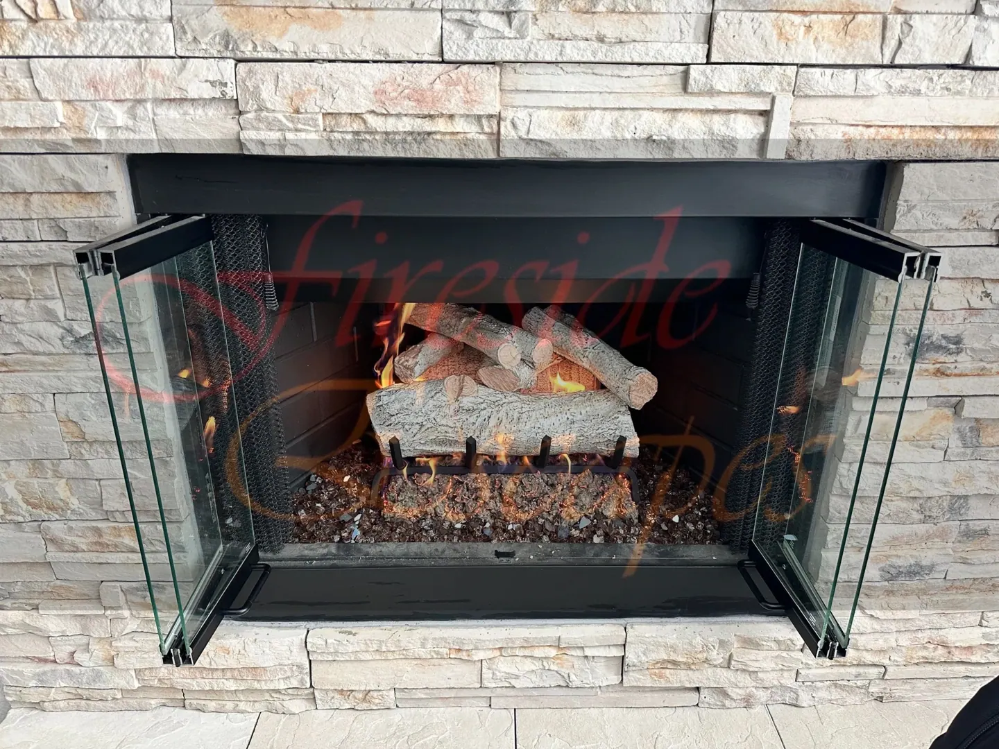 Fireplace from the Fireside Escapes website