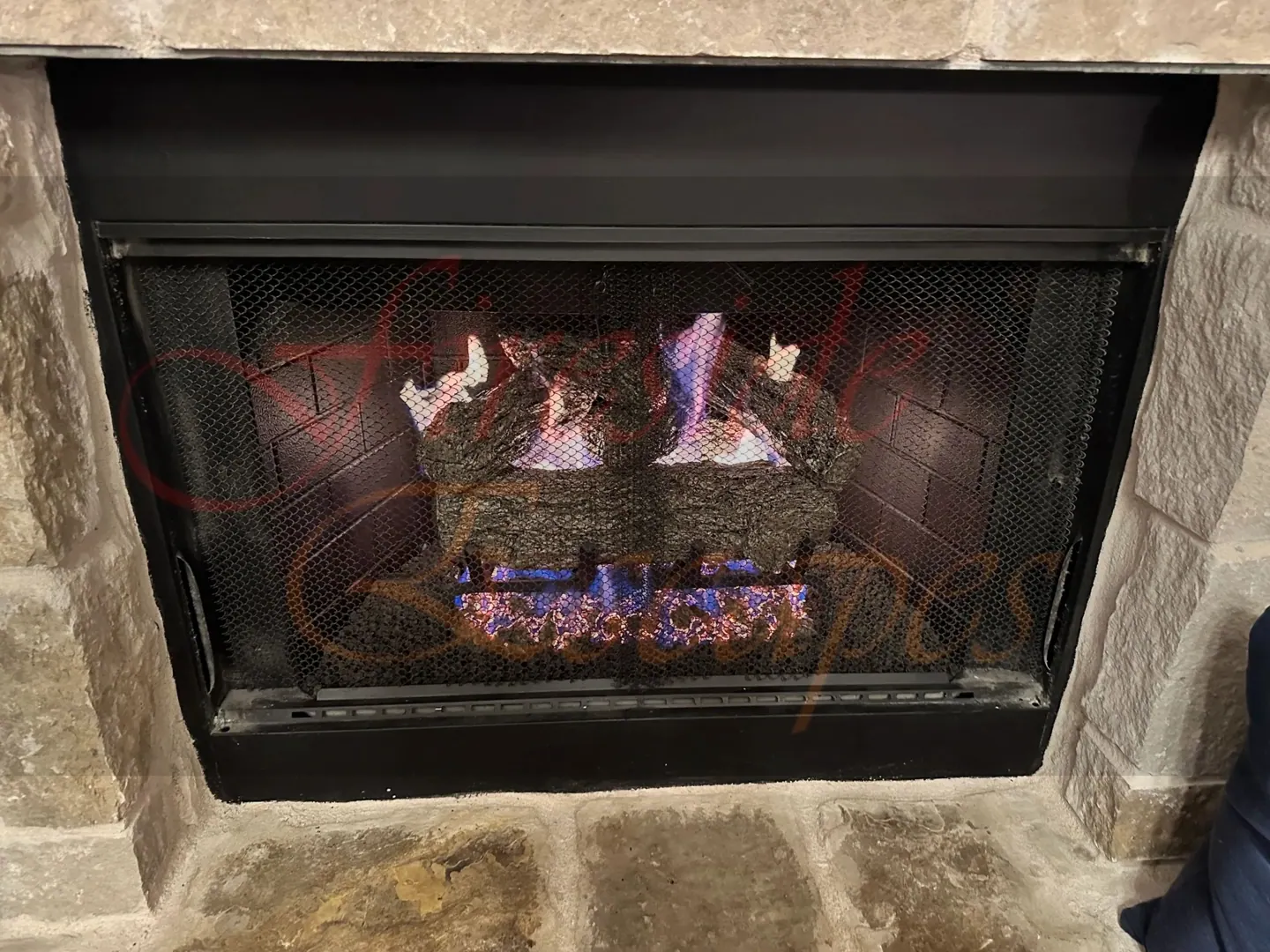 Fireplace from the Fireside Escapes website
